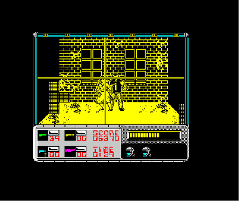 Игра Robocop для ZX-Spectrum"